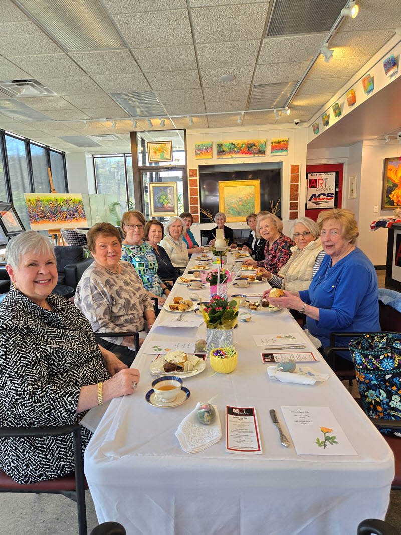 Sorority Sisters getting together for tea!