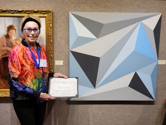 Andrea Eisert, winner of the Brush & Palette Painters Award