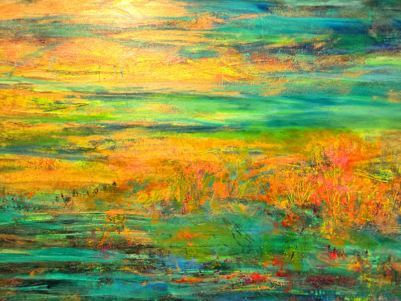 Abstract painting by Ruthe Wyman